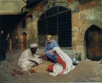 unknow artist Arab or Arabic people and life. Orientalism oil paintings 175 oil painting image